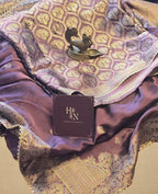 Royal Silk Brocade Unstitched Suit Set