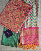 Rajkoti Semi Silk Unstitched Suit Set
