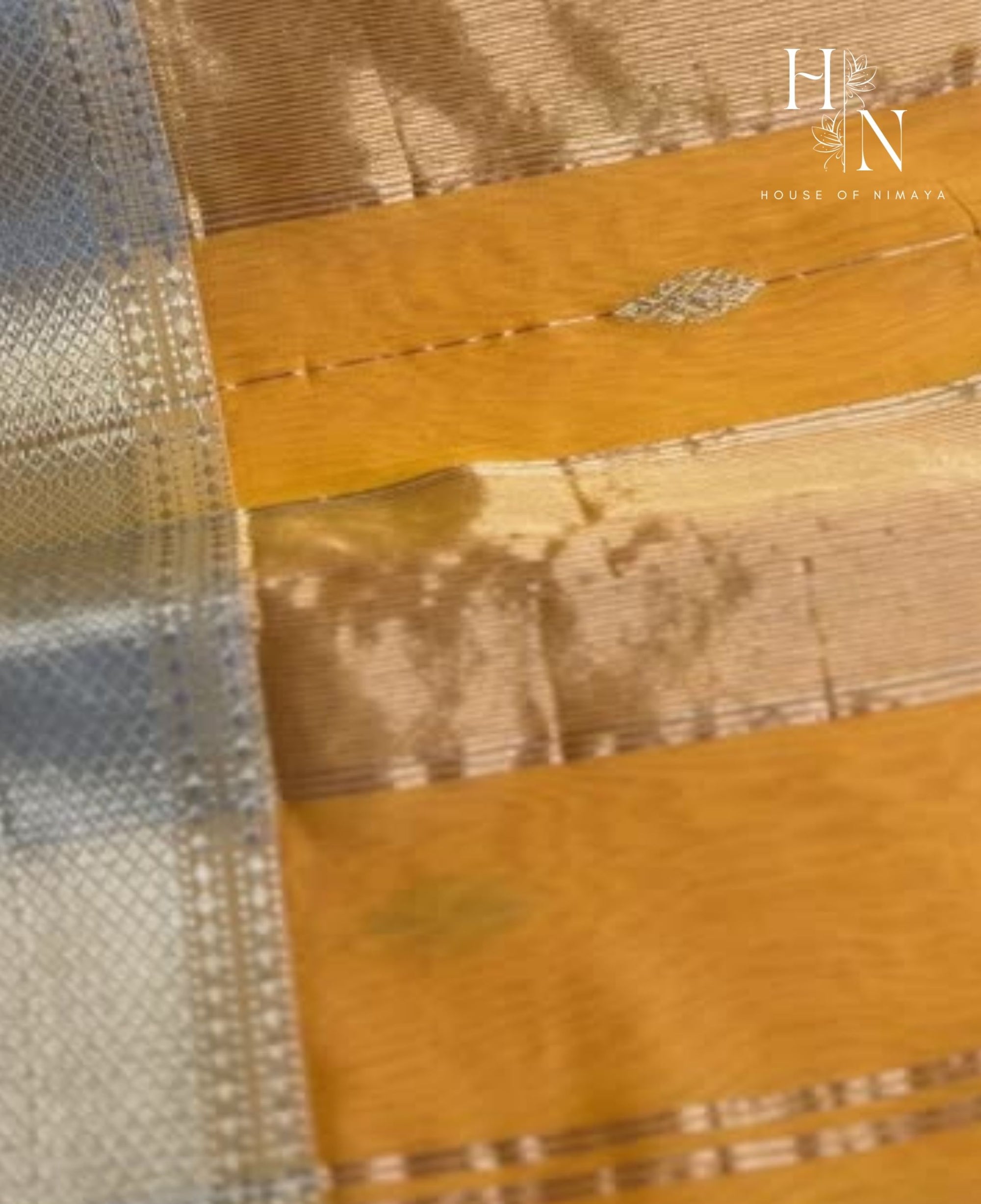 Yellow Maheshwari Silk Light Festive Saree