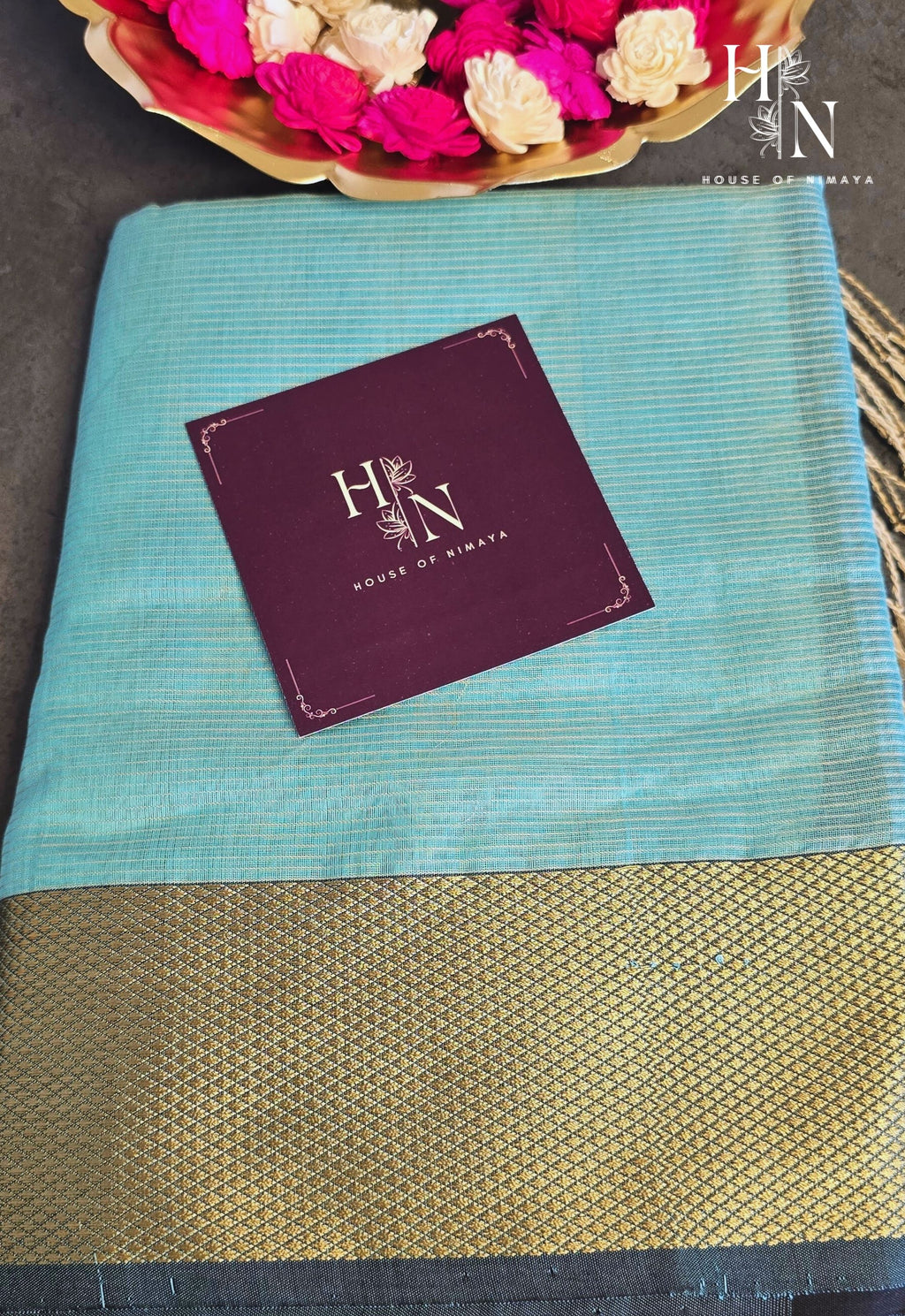Muted Elegance Pure Maheshwari Silk Cotton Saree