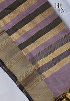 Muted Elegance Pure Maheshwari Silk Cotton Saree