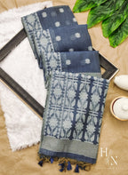 Muga Cotton with Jamdani Weaving Saree