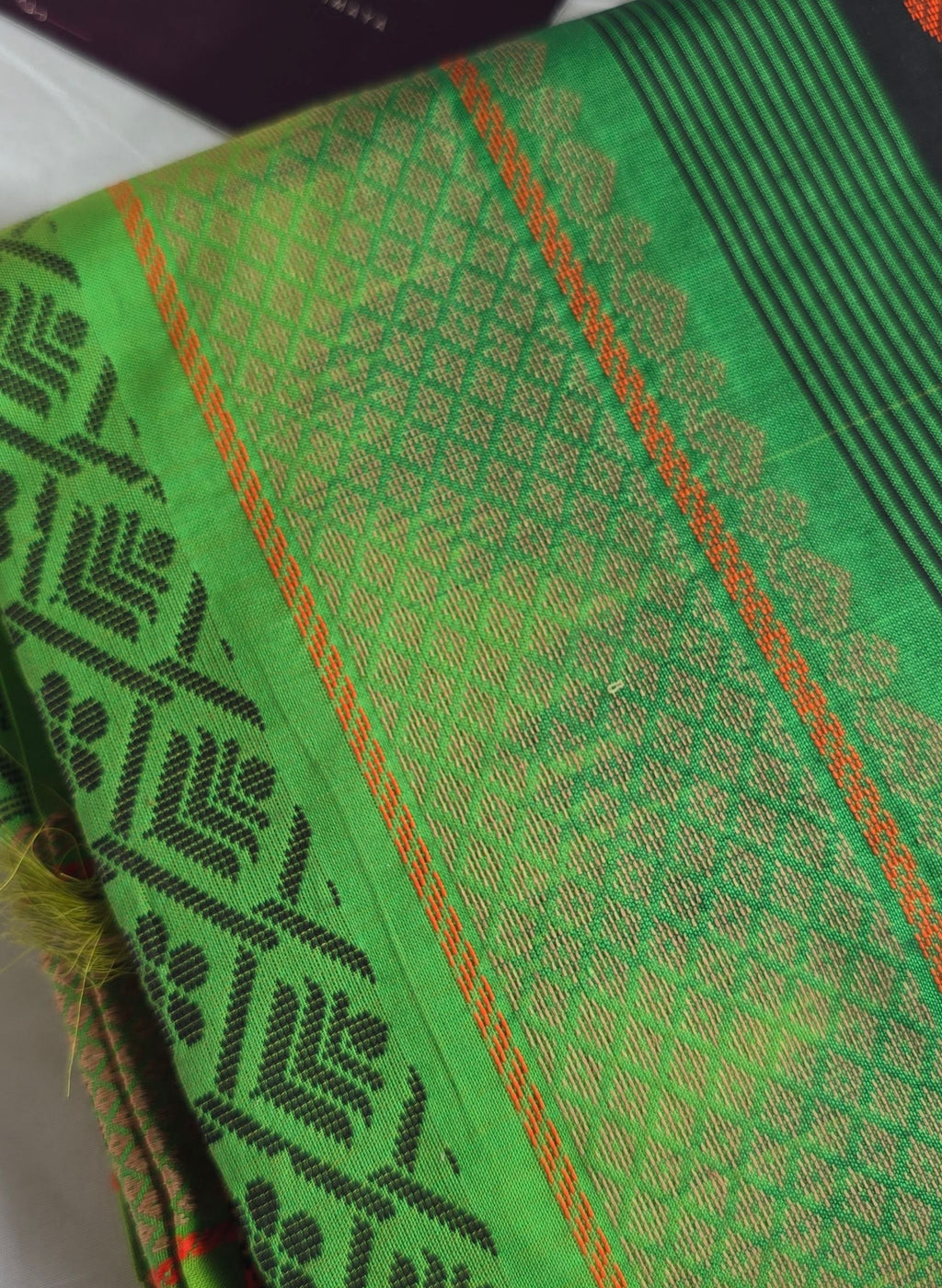 Polka Dots South Cotton Silk Saree