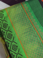 Polka Dots South Cotton Silk Saree