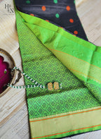 Polka Dots South Cotton Silk Saree