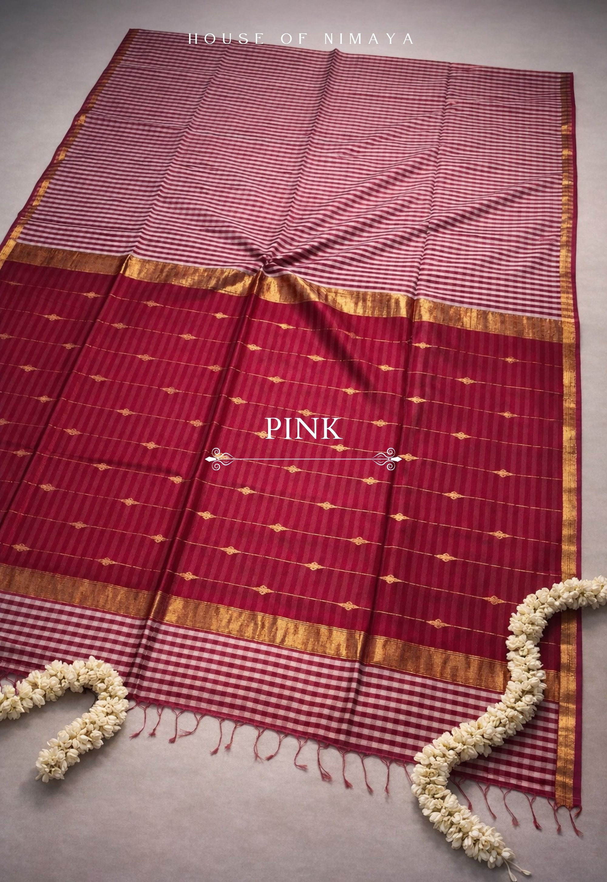 Maheshwari Checks Handloom Silk Cotton Saree
